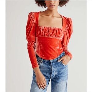 Free People X REVOLVE Hold Me Top in Crush Blush Size Medium